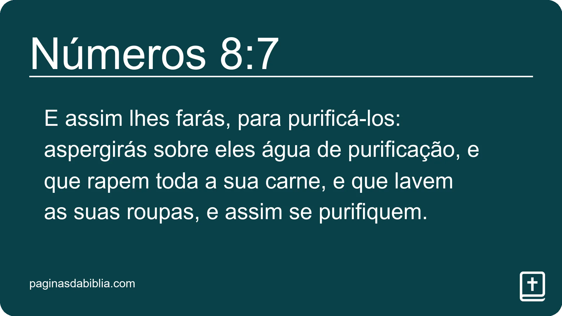 Números 8:7