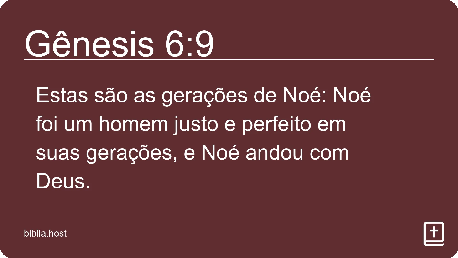 Gênesis 6:9