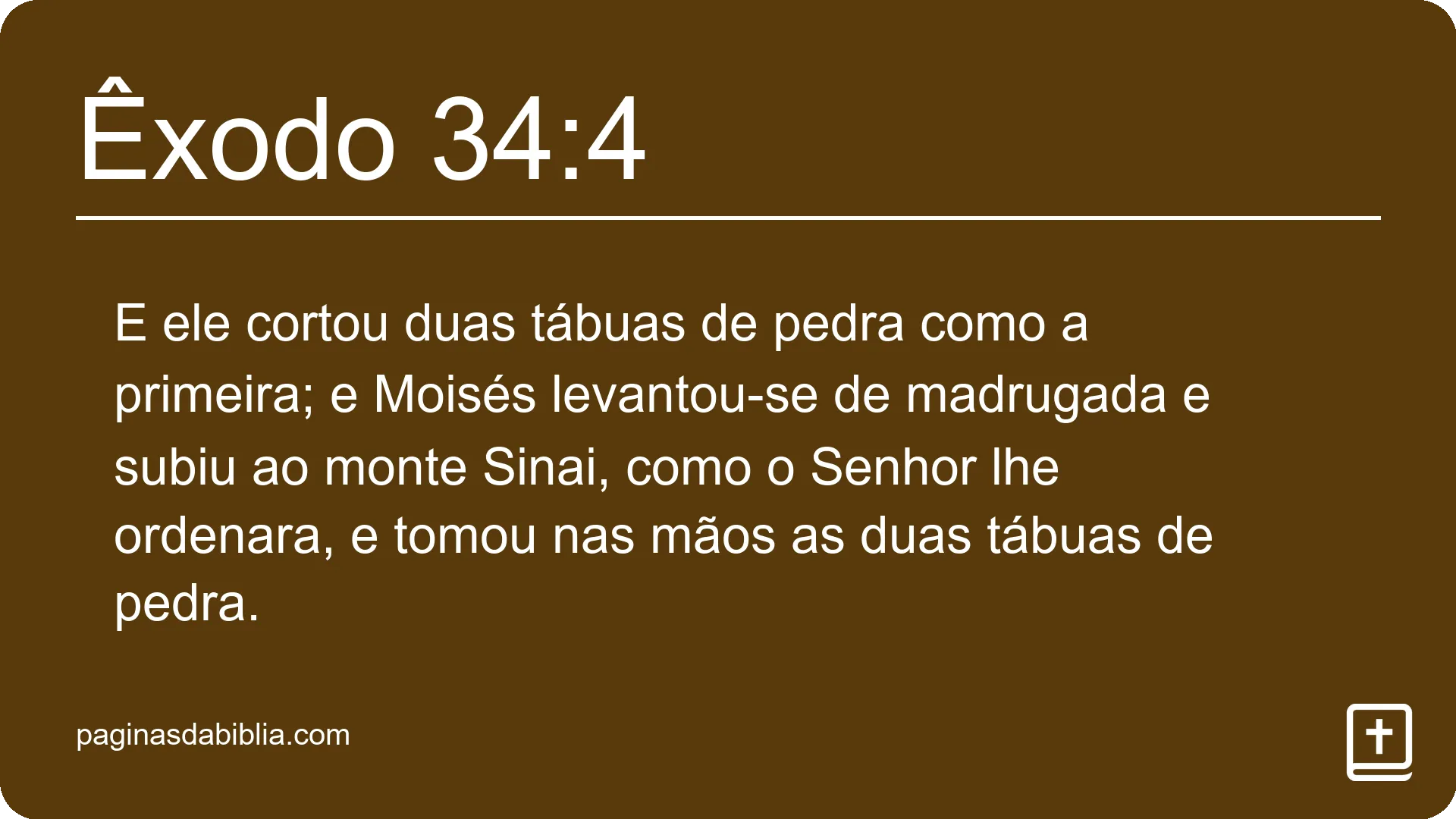 Êxodo 34:4