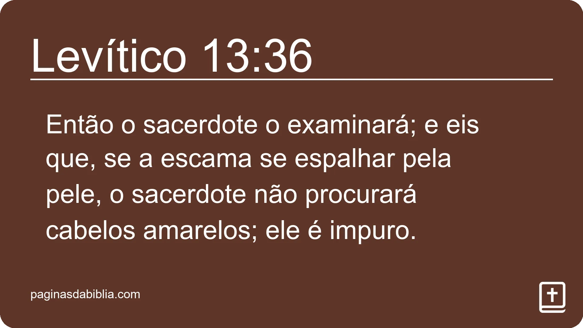 Levítico 13:36