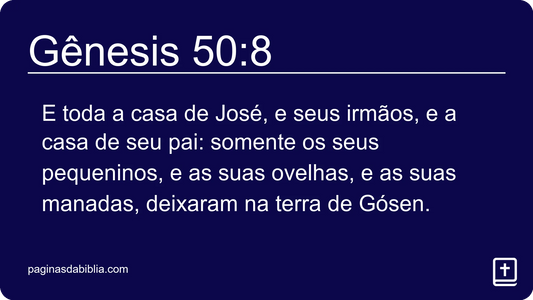 Gênesis 50:8