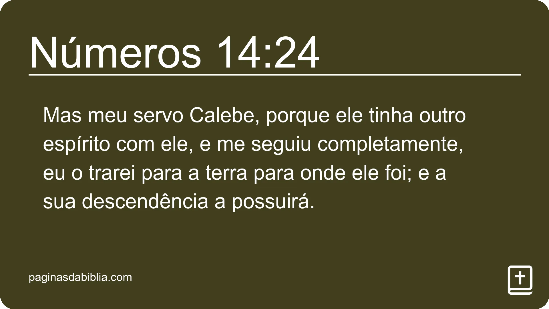 Números 14:24