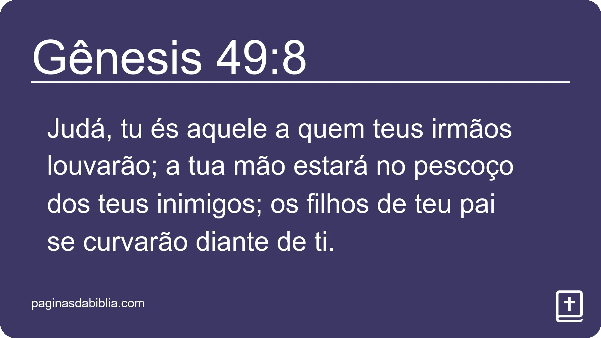 Gênesis 49:8