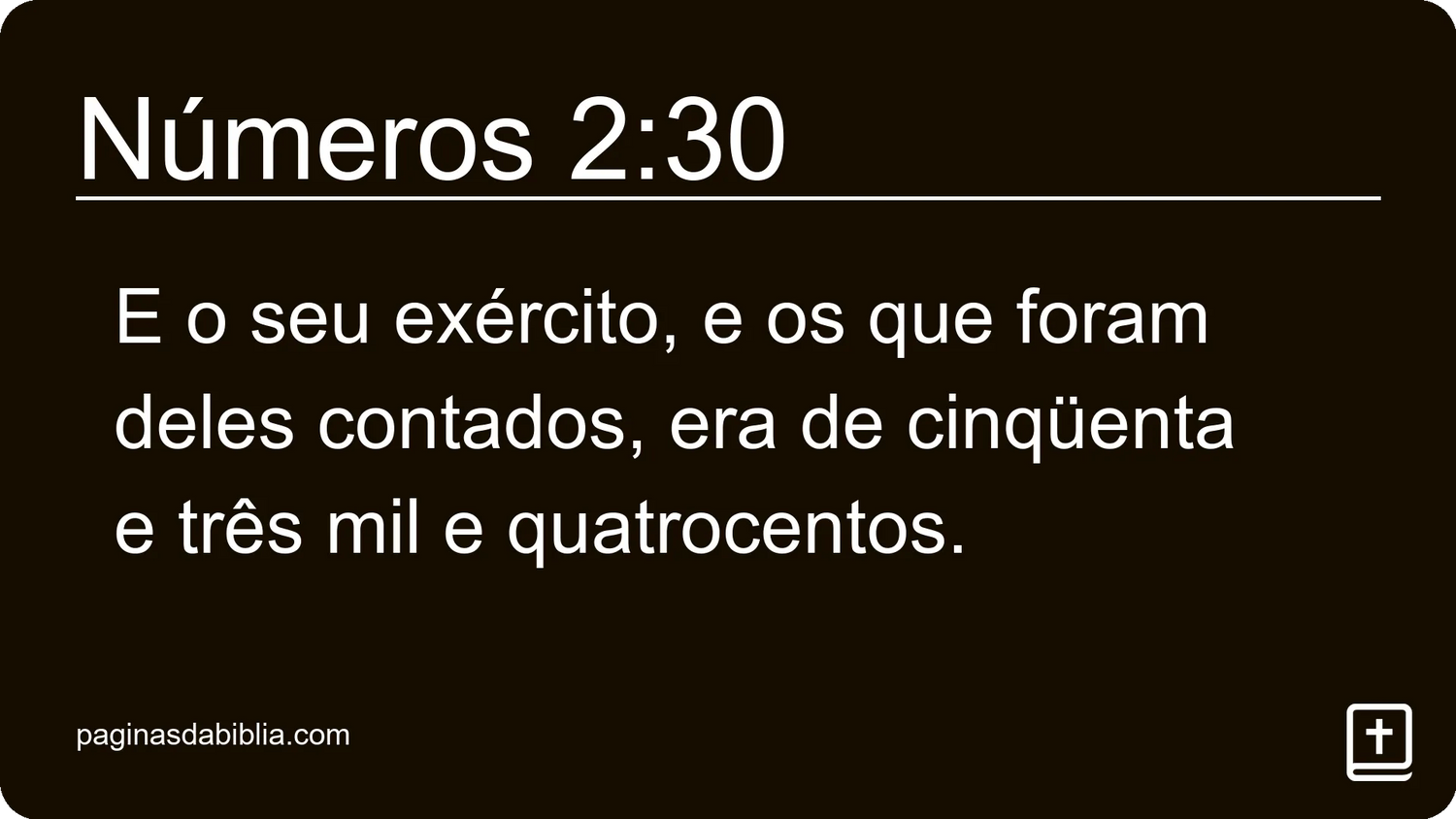 Números 2:30