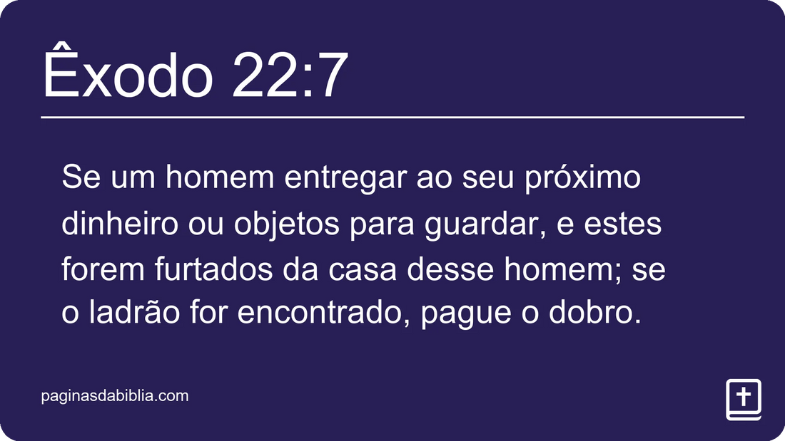 Êxodo 22:7