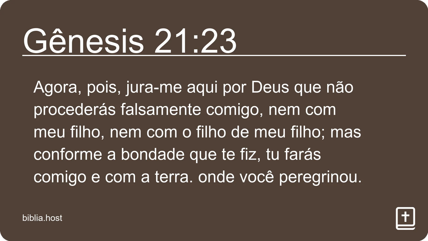 Gênesis 21:23