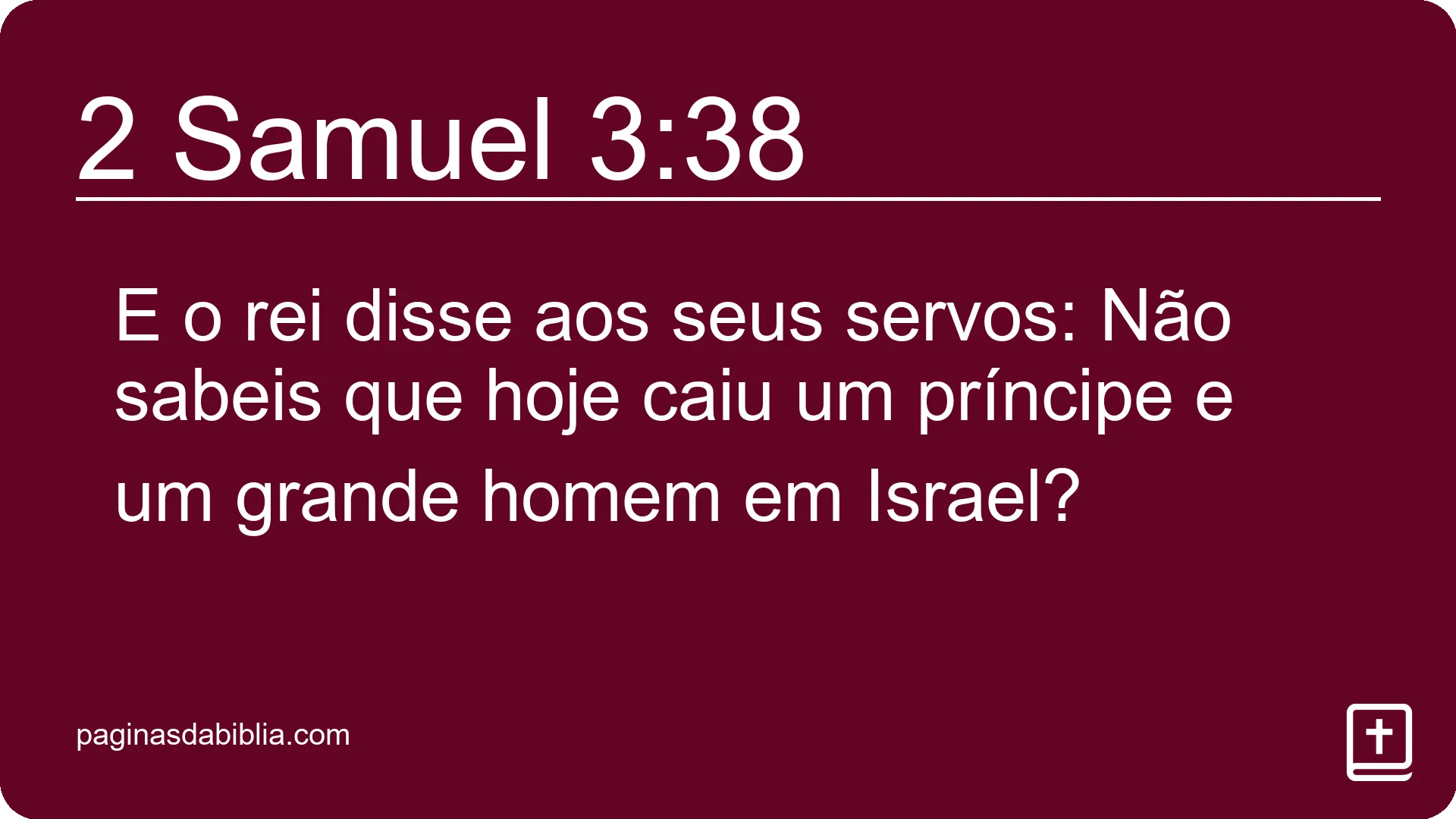 2 Samuel 3:38