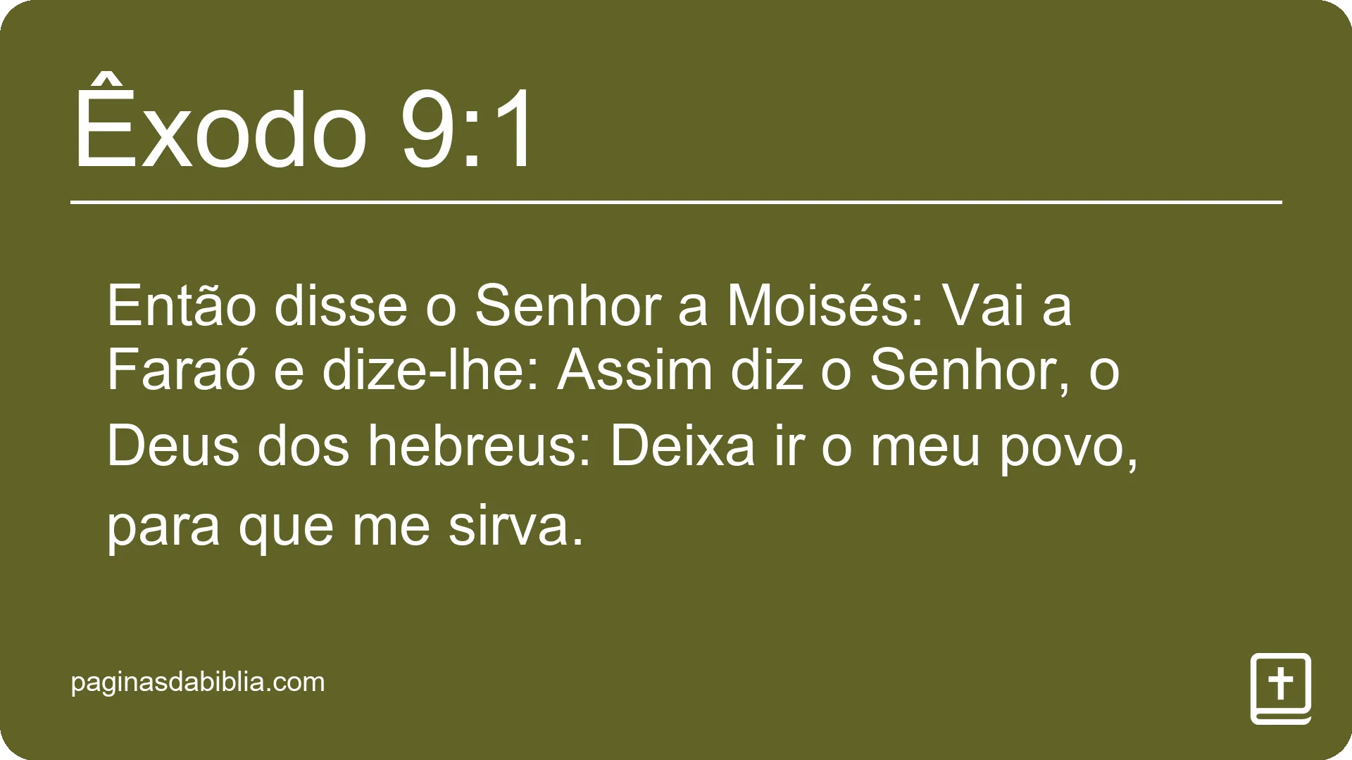 Êxodo 9:1