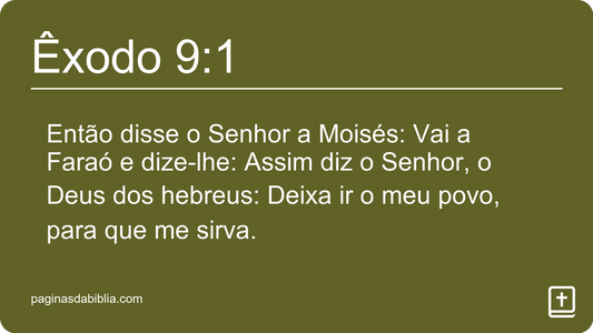 Êxodo 9:1