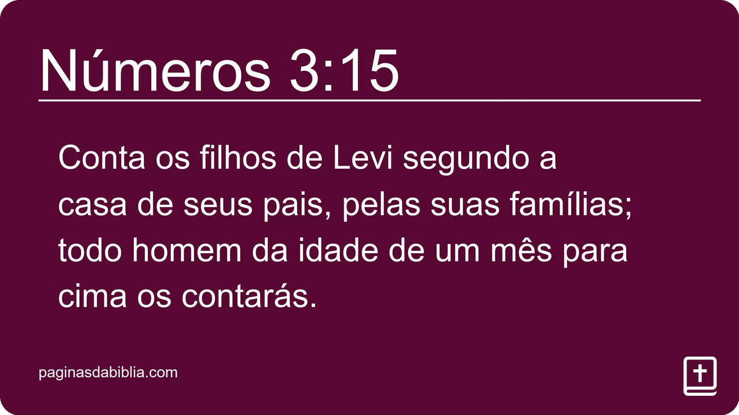 Números 3:15