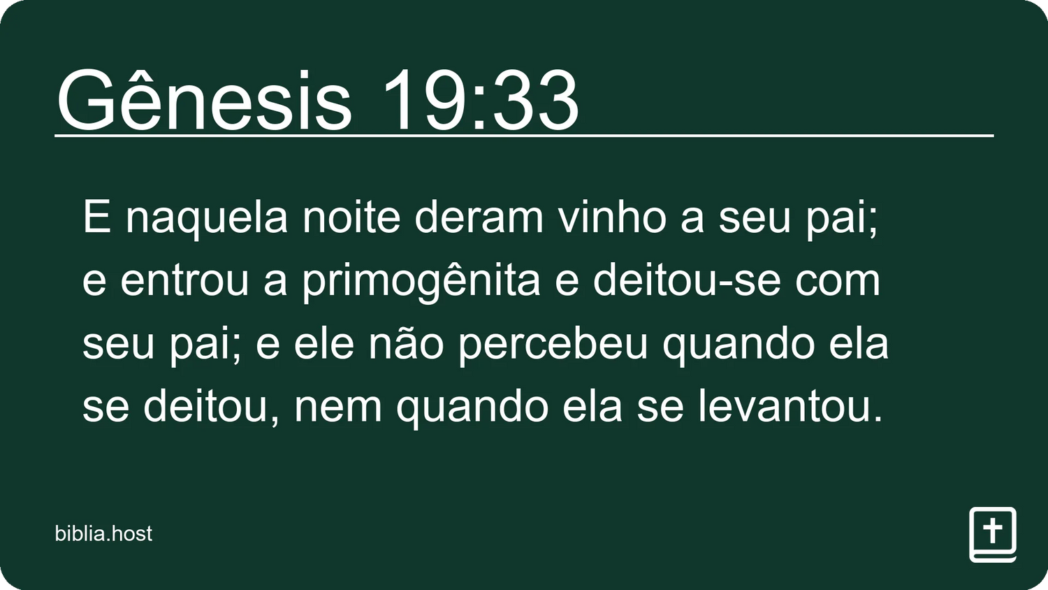 Gênesis 19:33