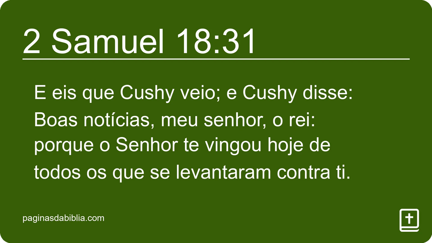 2 Samuel 18:31