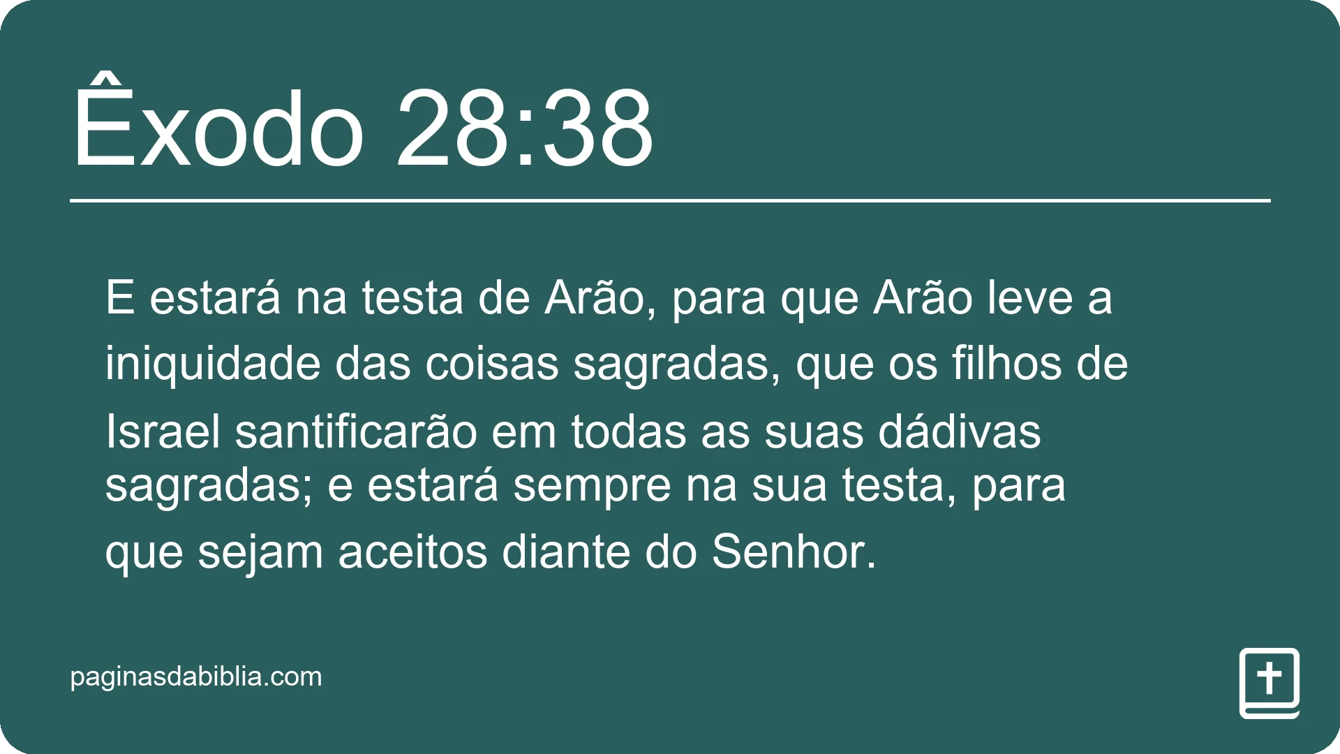 Êxodo 28:38