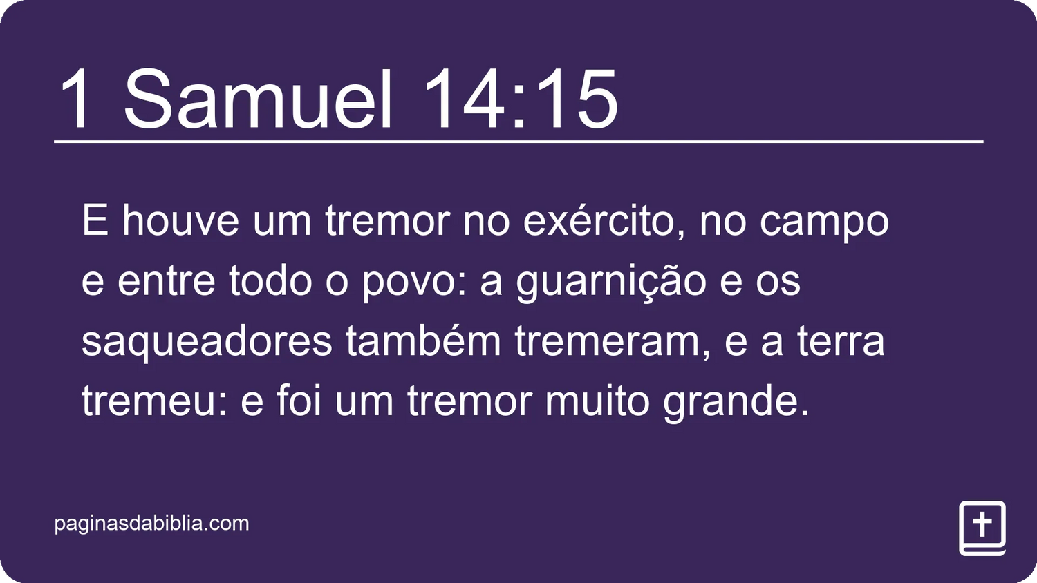 1 Samuel 14:15