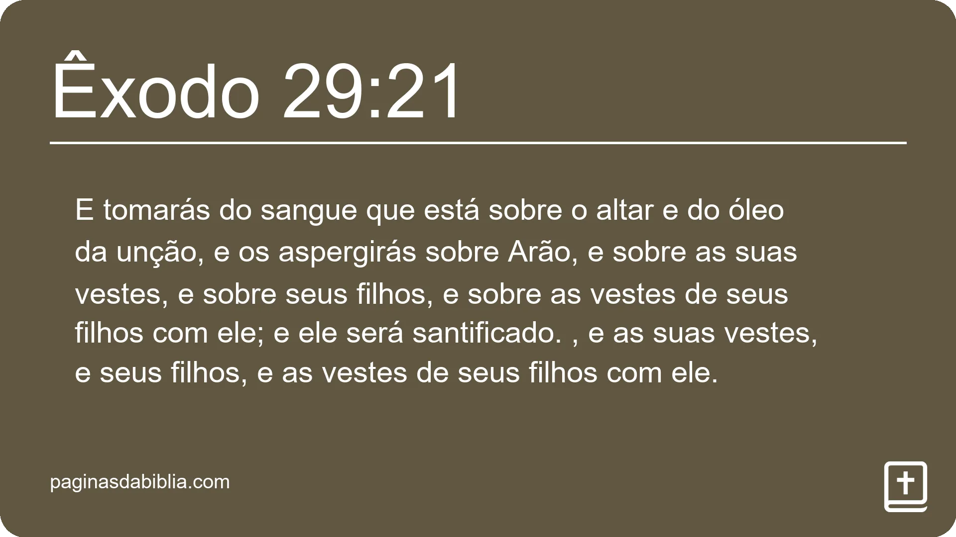 Êxodo 29:21