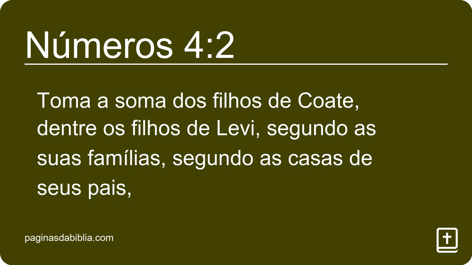 Números 4:2