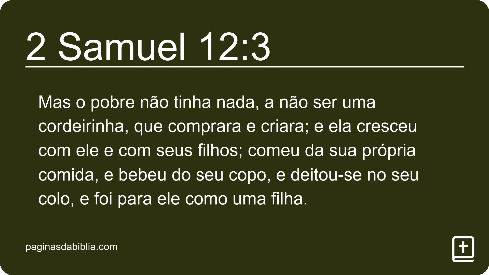 2 Samuel 12:3