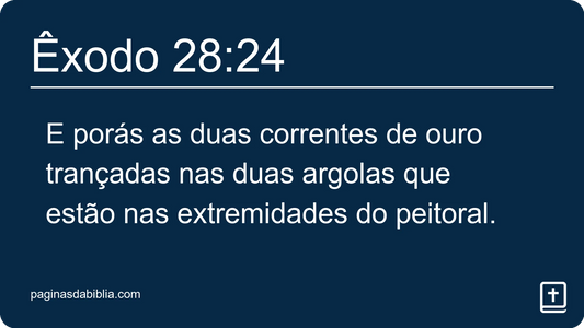 Êxodo 28:24