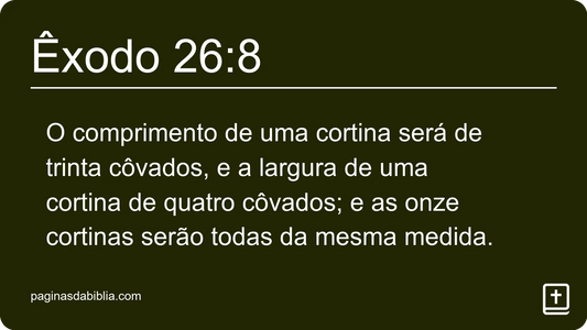 Êxodo 26:8