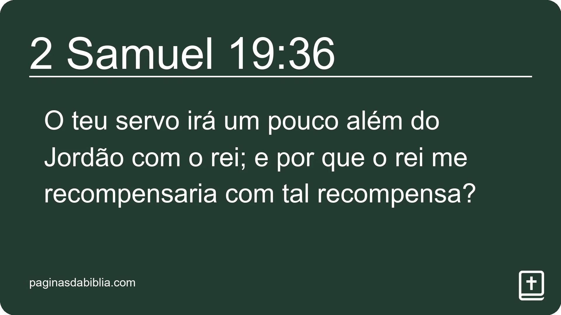 2 Samuel 19:36