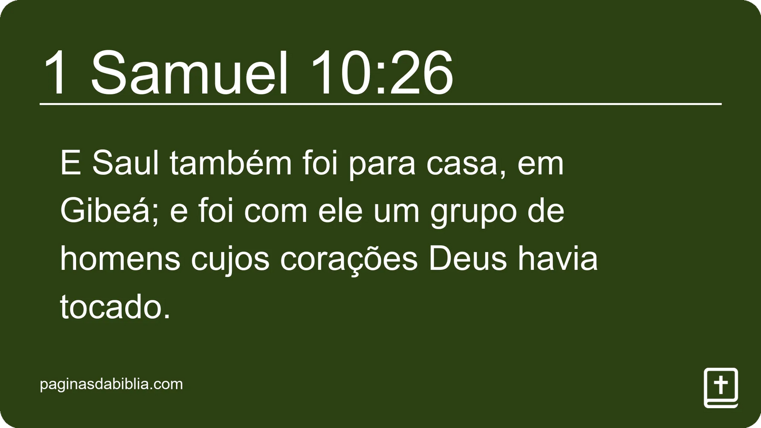 1 Samuel 10:26