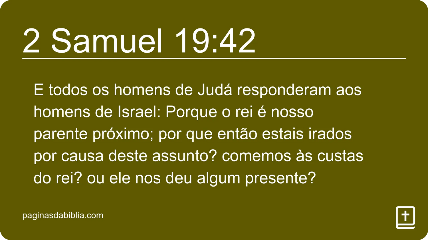 2 Samuel 19:42