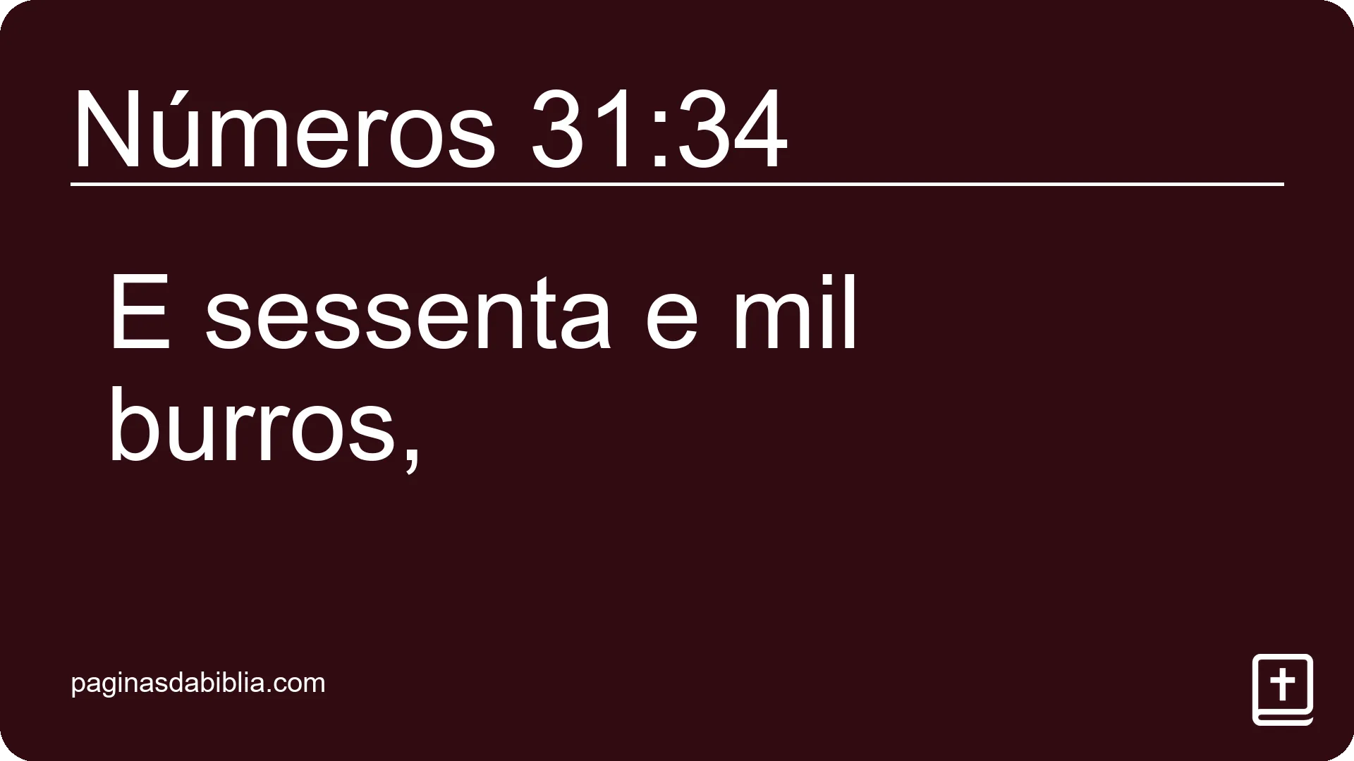 Números 31:34