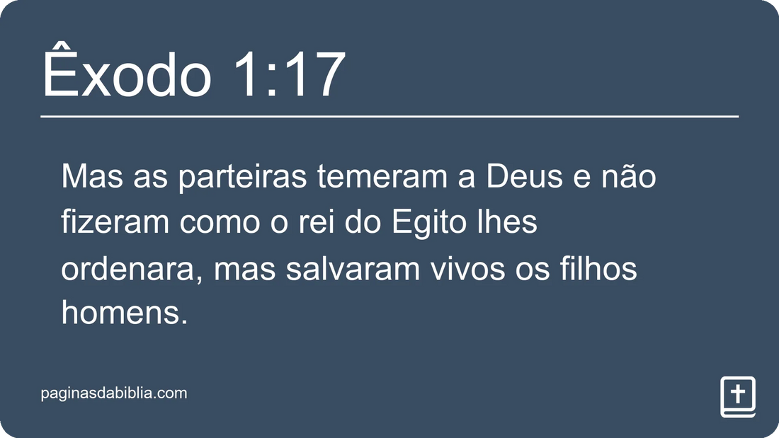 Êxodo 1:17