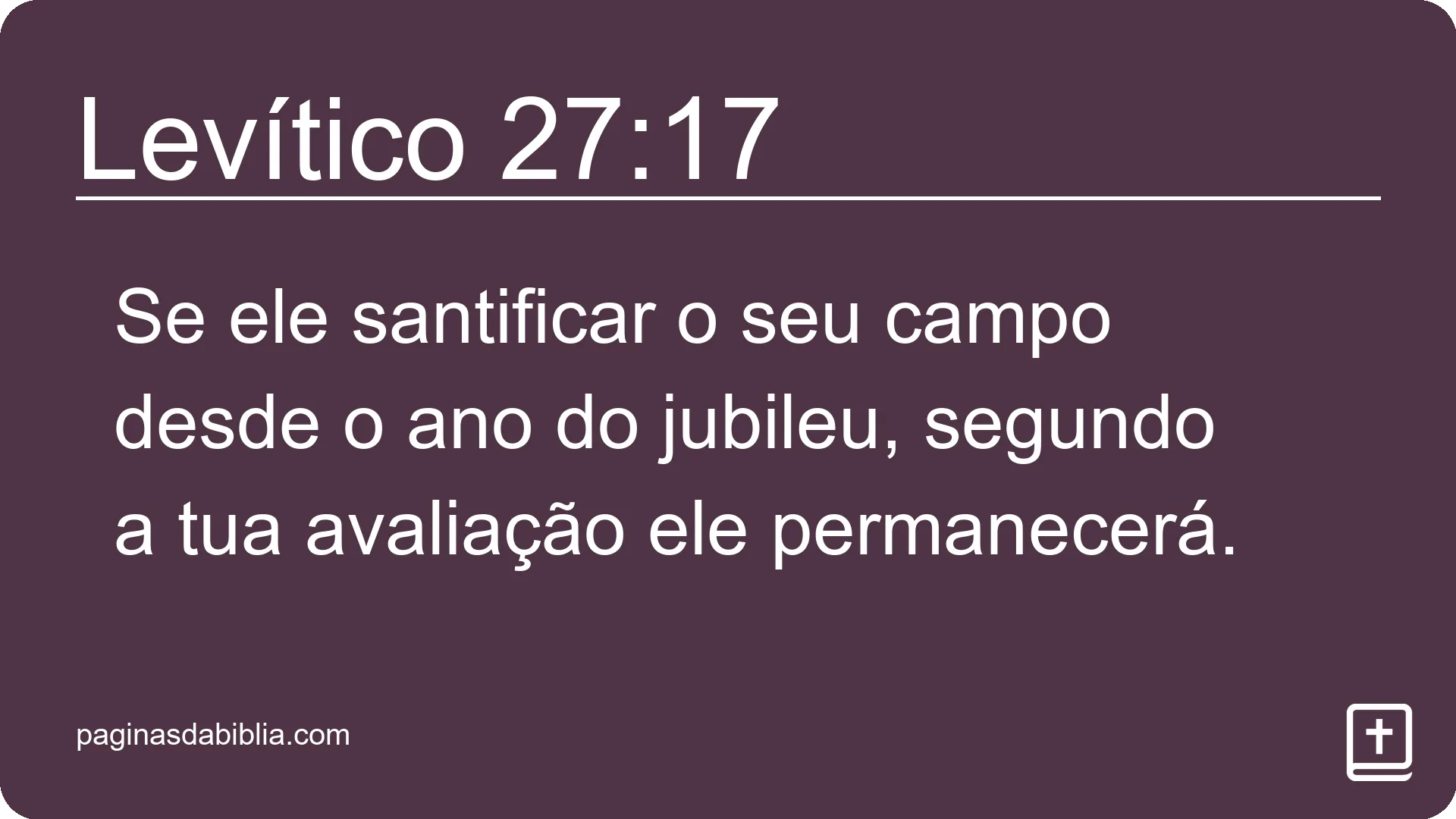 Levítico 27:17