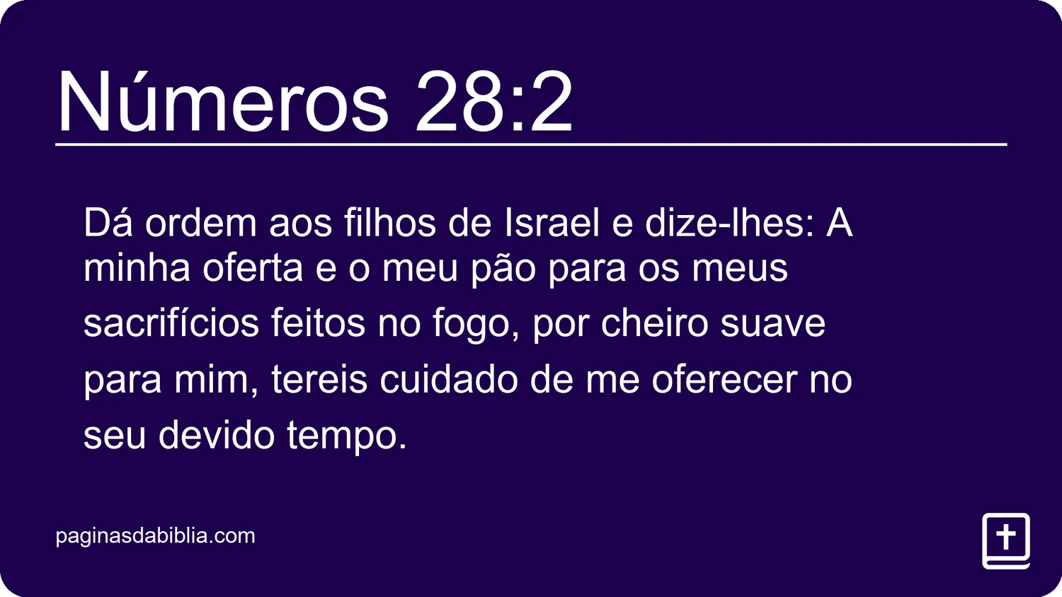 Números 28:2