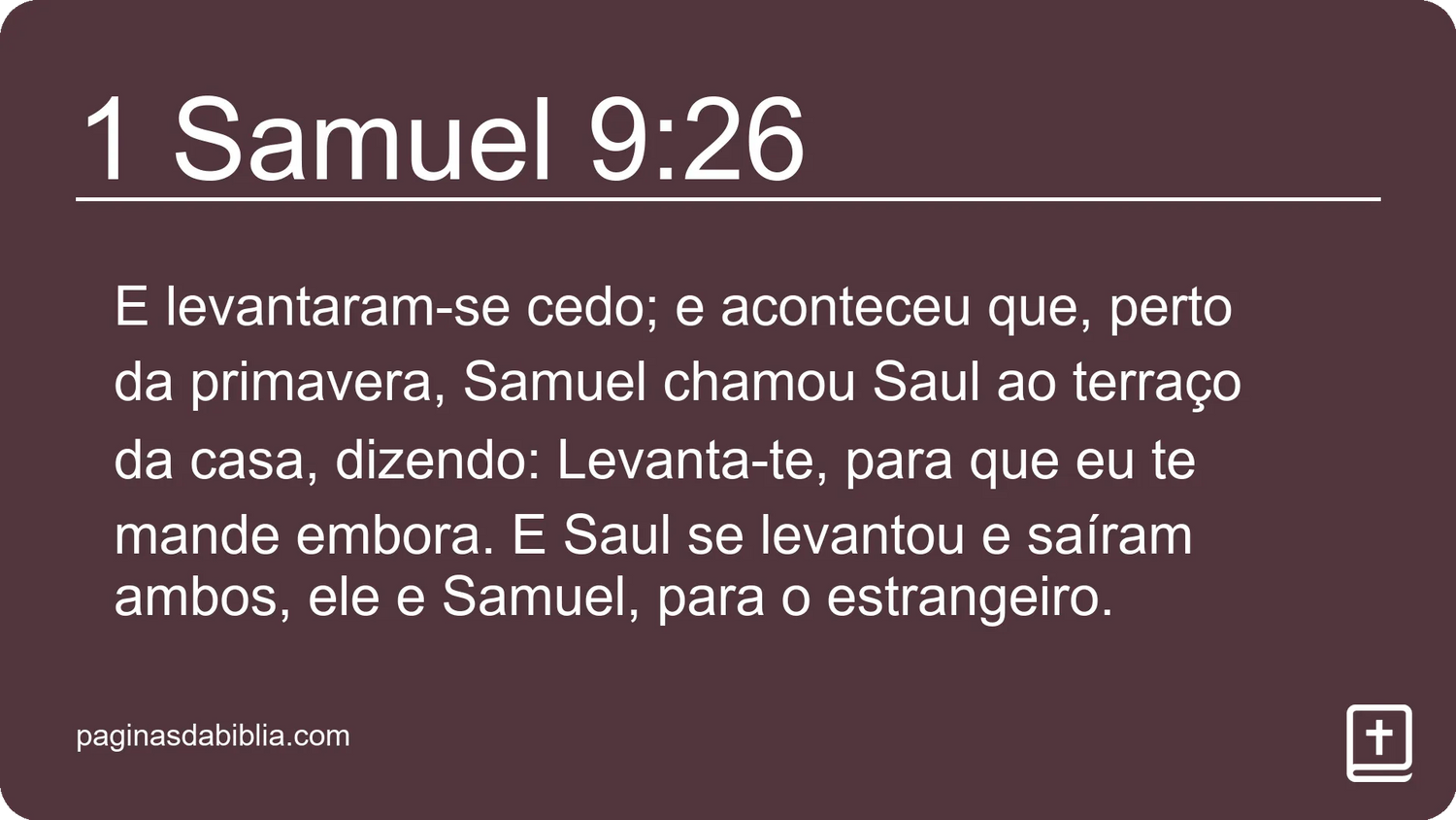 1 Samuel 9:26