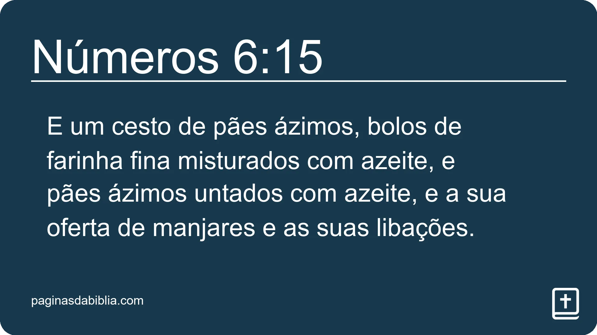 Números 6:15