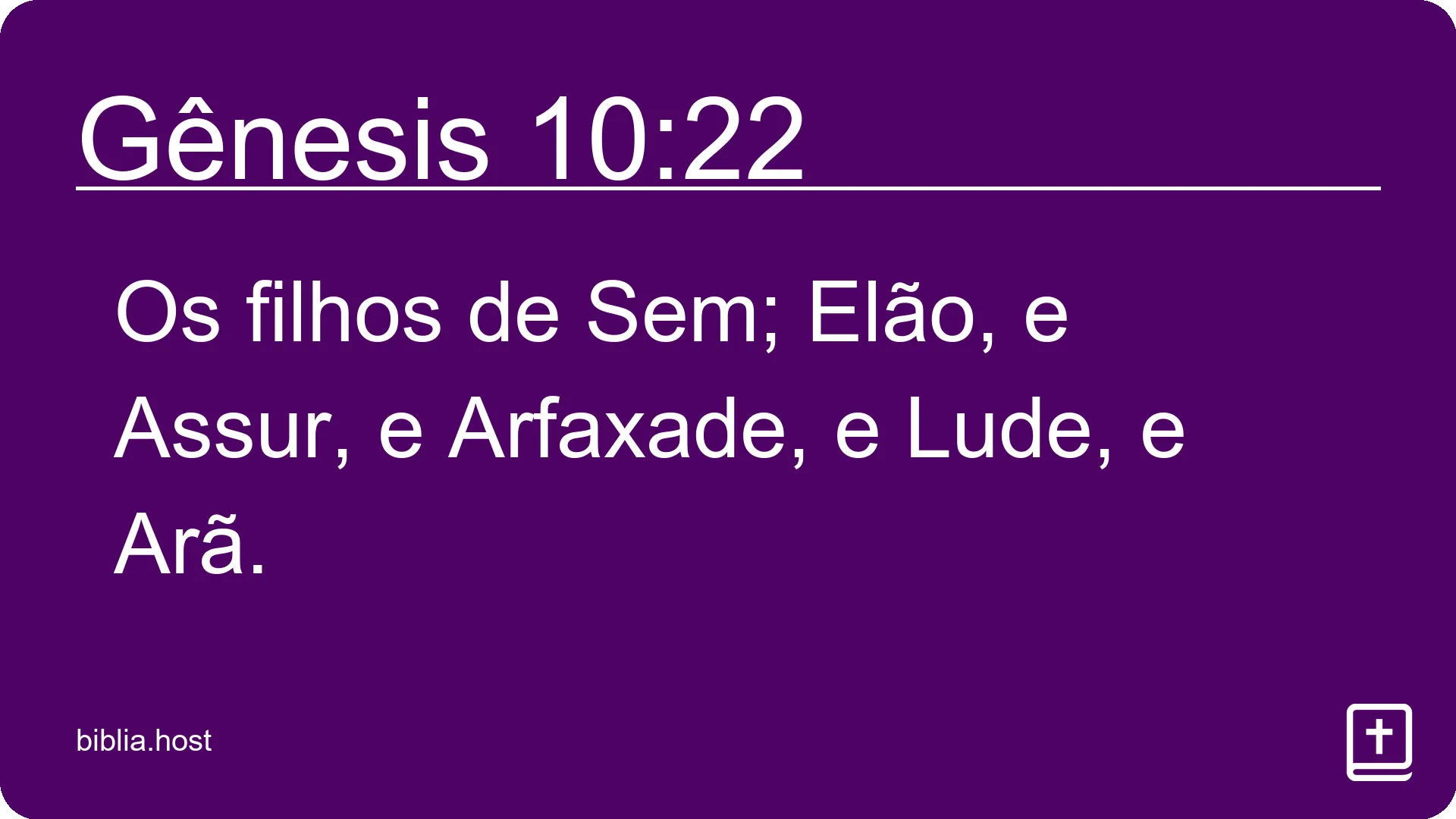 Gênesis 10:22