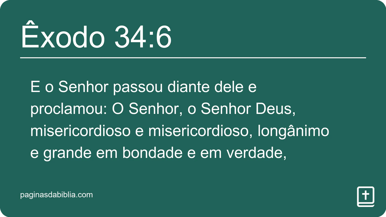 Êxodo 34:6