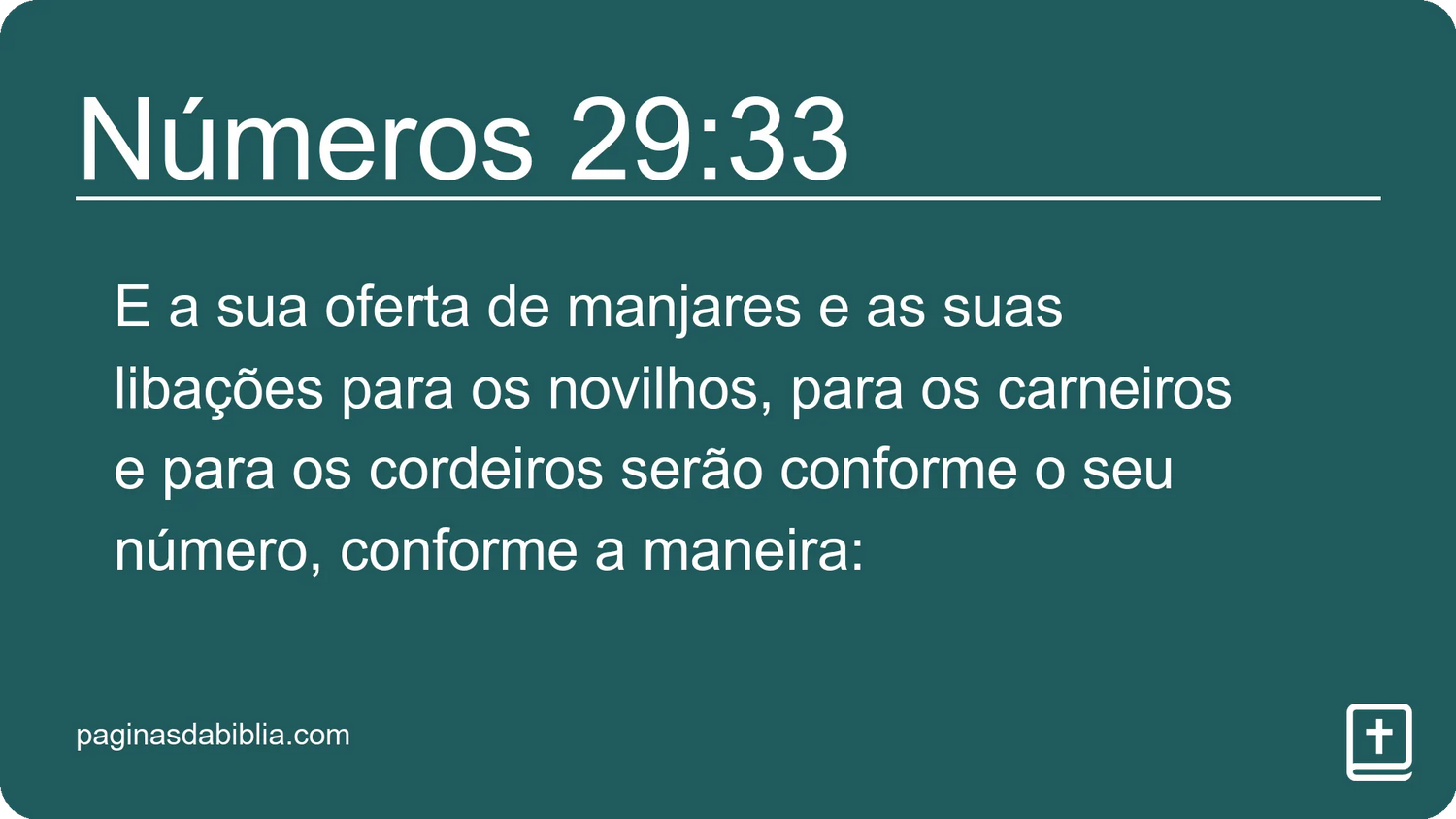 Números 29:33