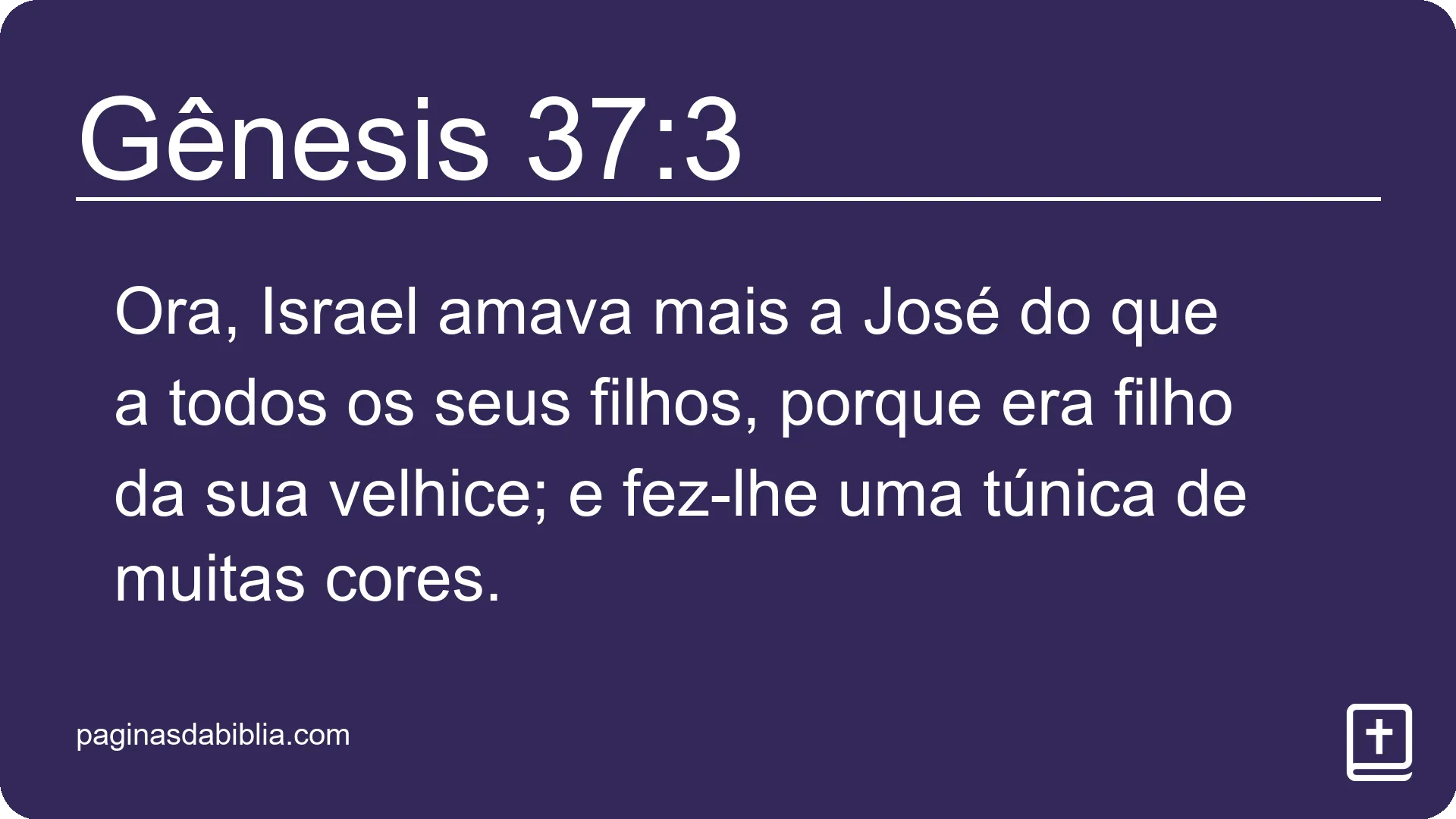 Gênesis 37:3