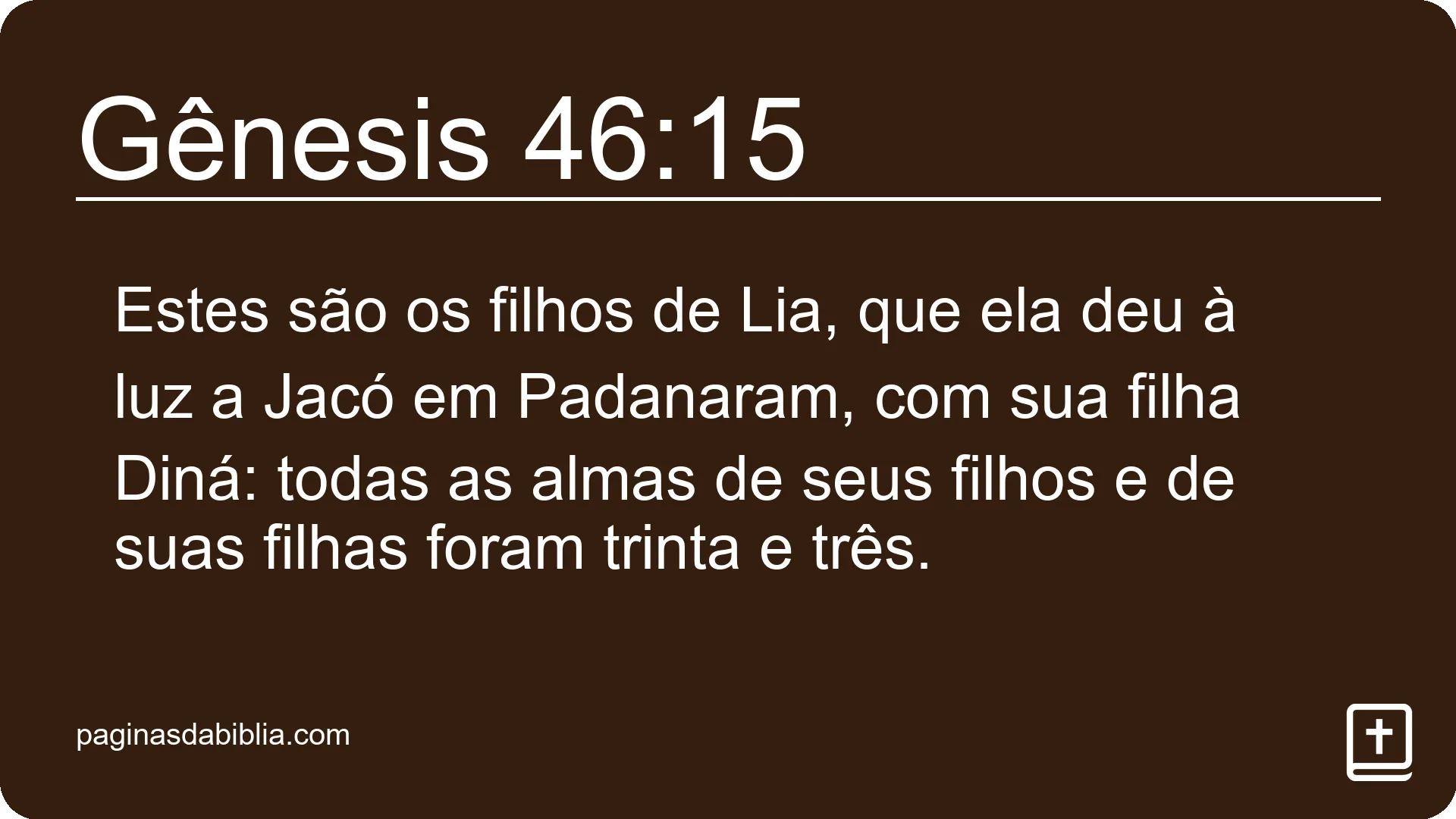 Gênesis 46:15