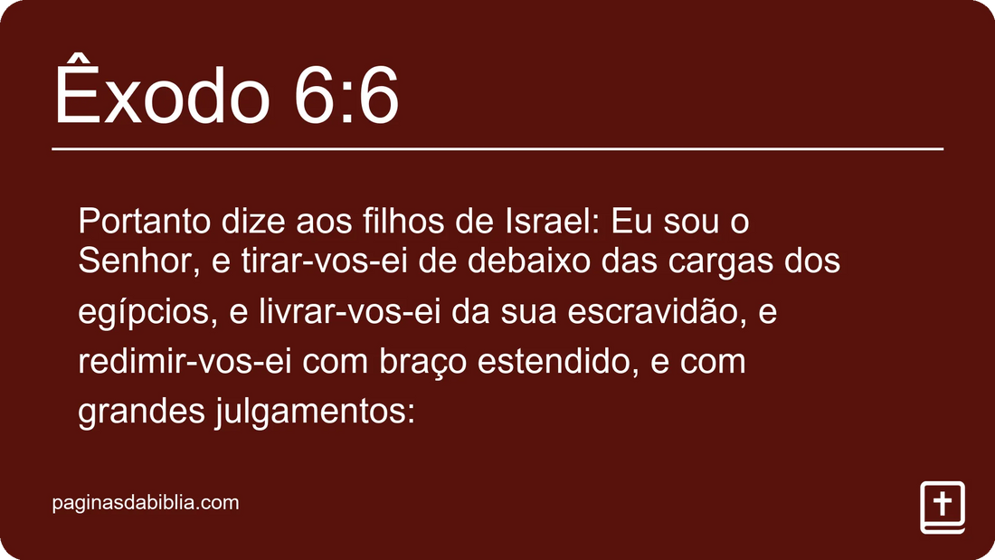 Êxodo 6:6