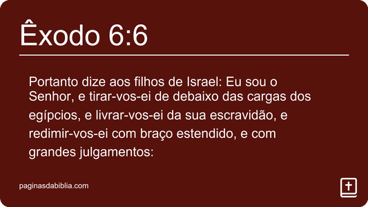 Êxodo 6:6