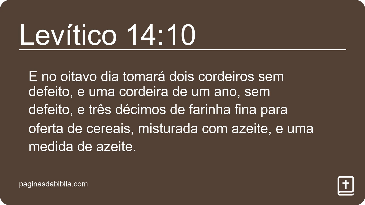 Levítico 14:10