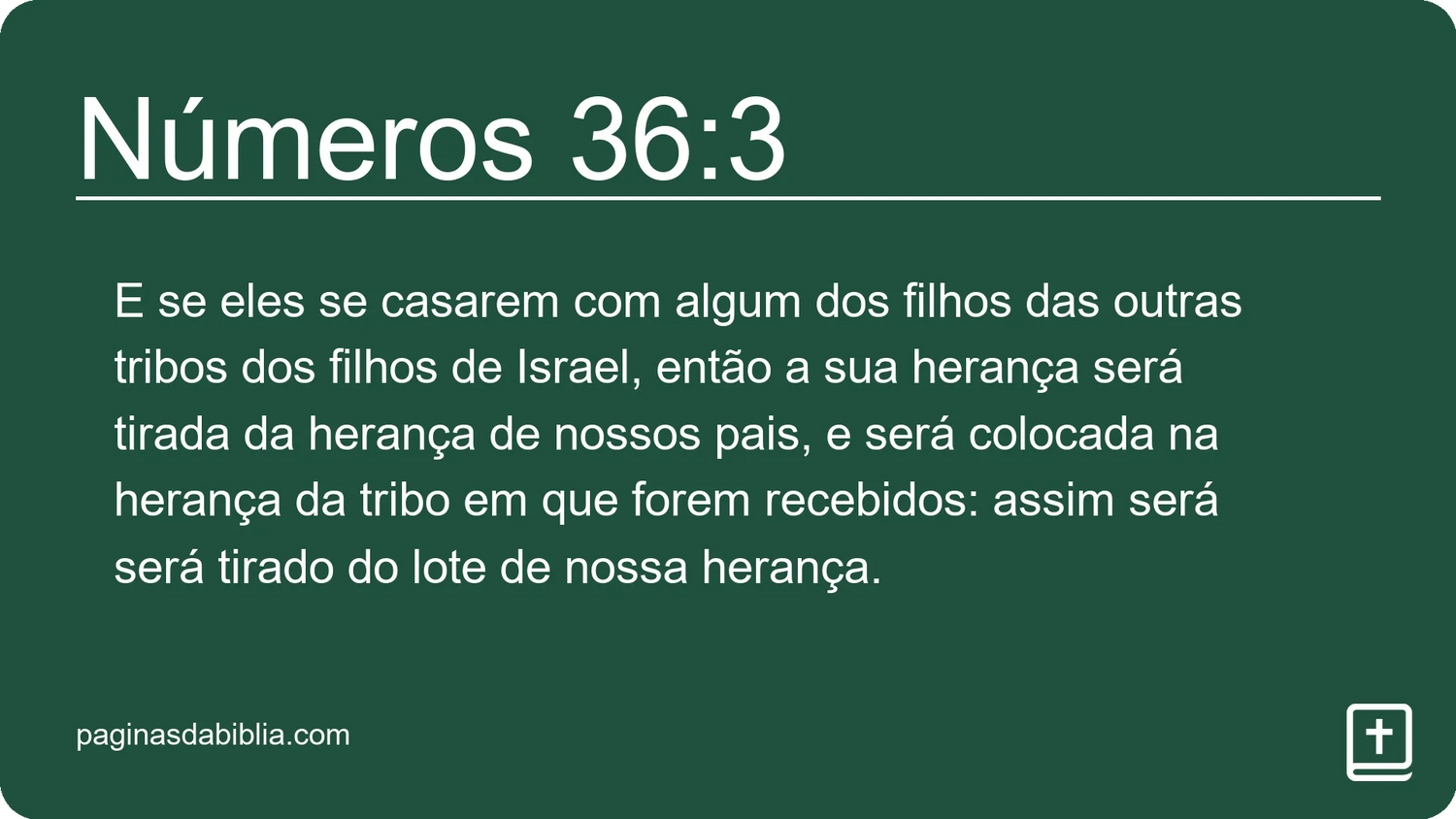 Números 36:3