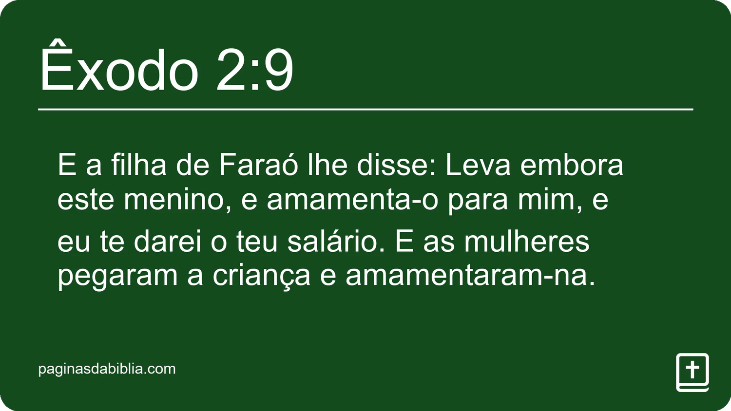 Êxodo 2:9