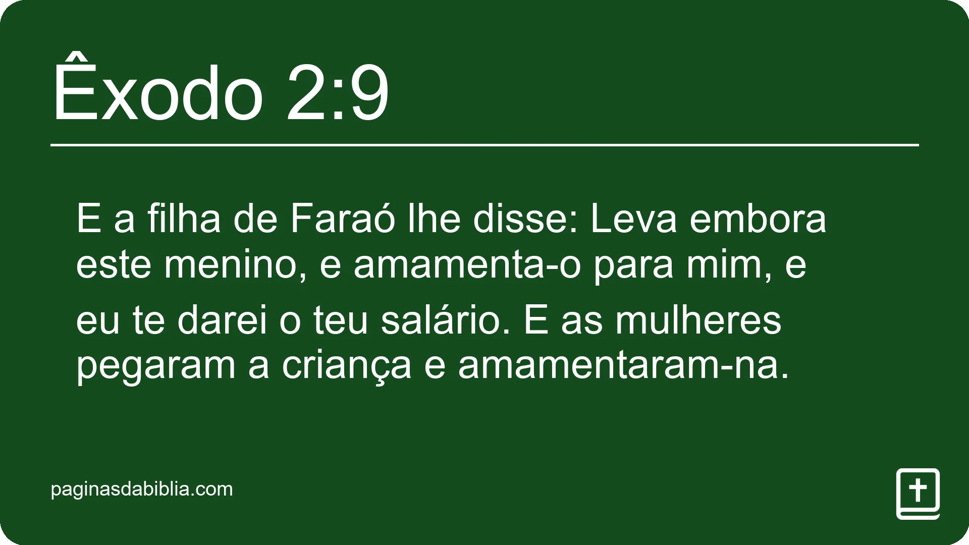 Êxodo 2:9