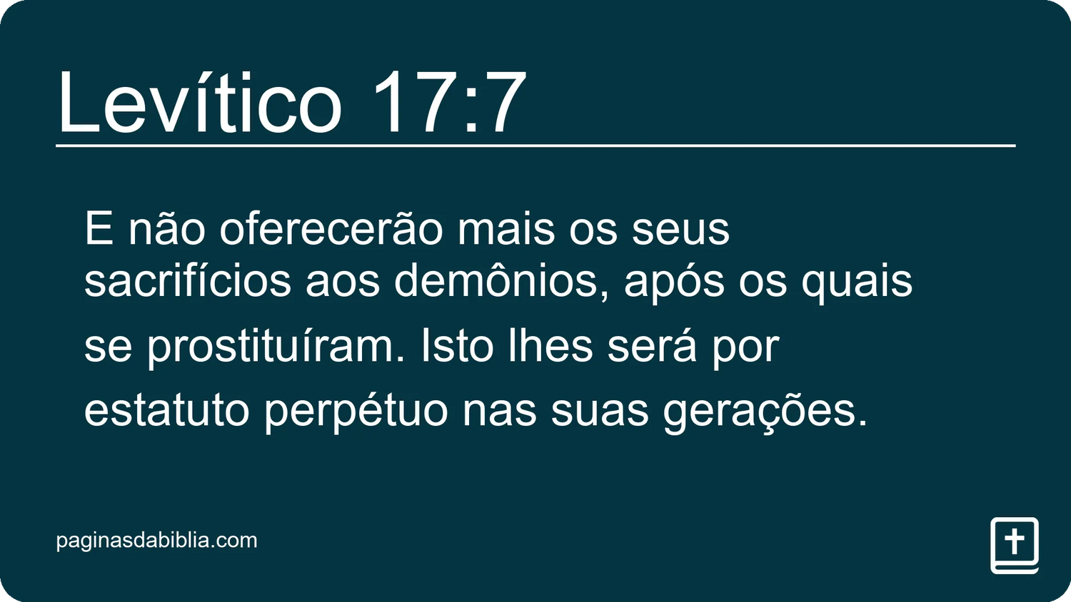 Levítico 17:7