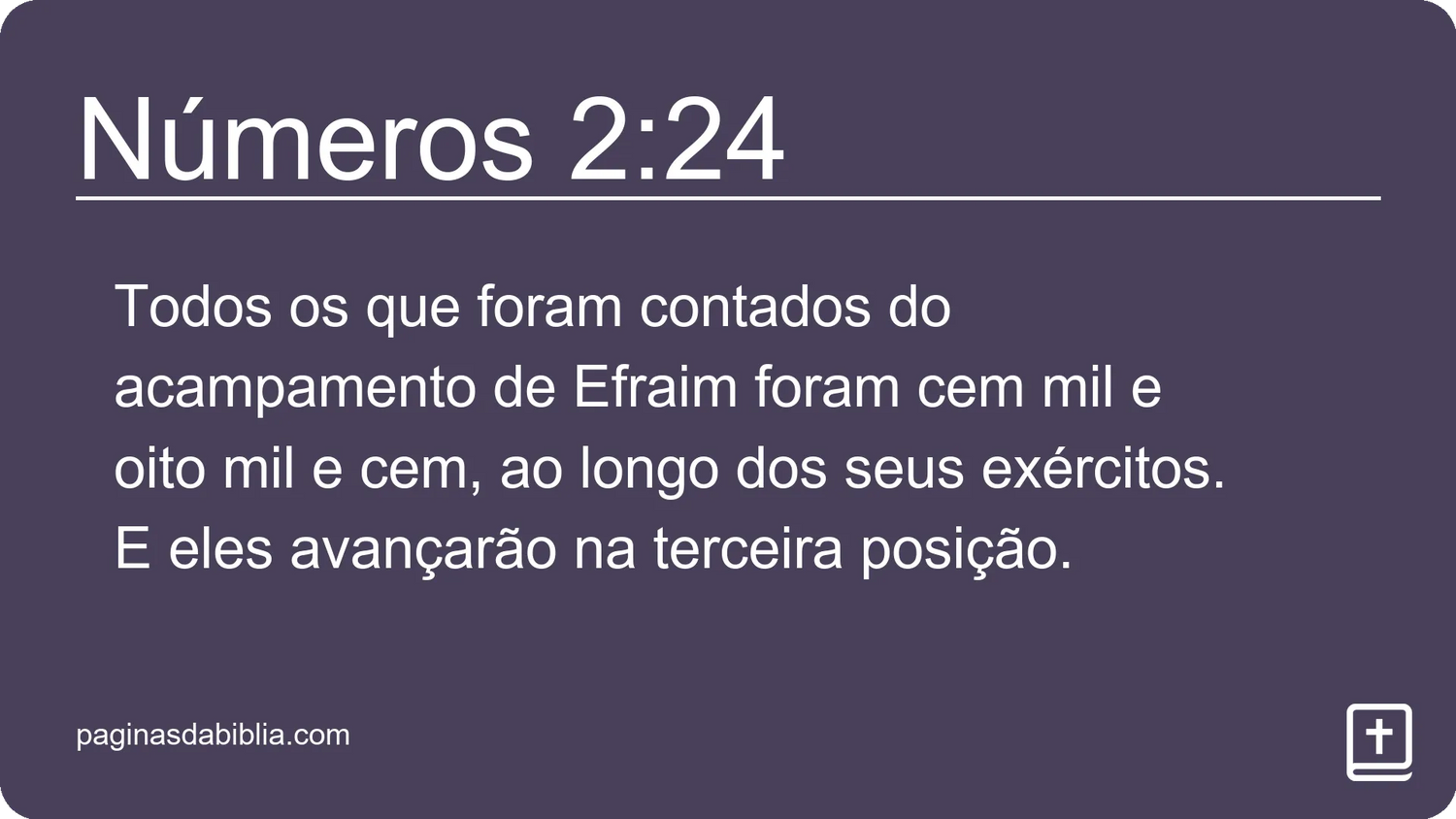 Números 2:24