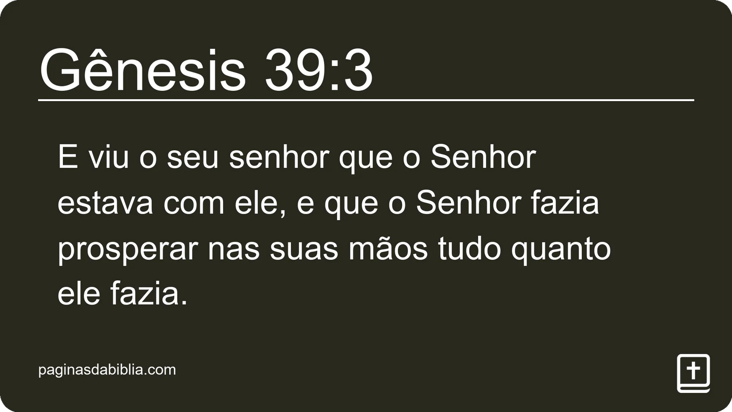 Gênesis 39:3