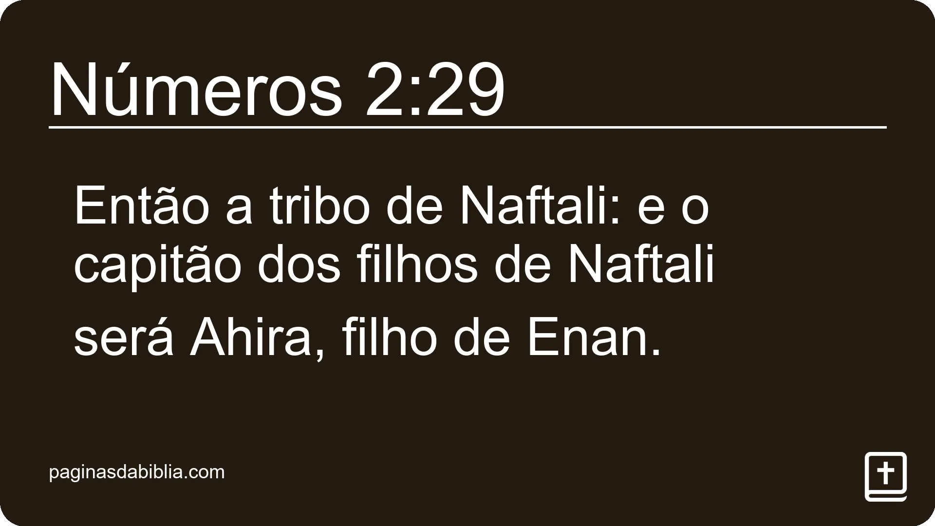 Números 2:29