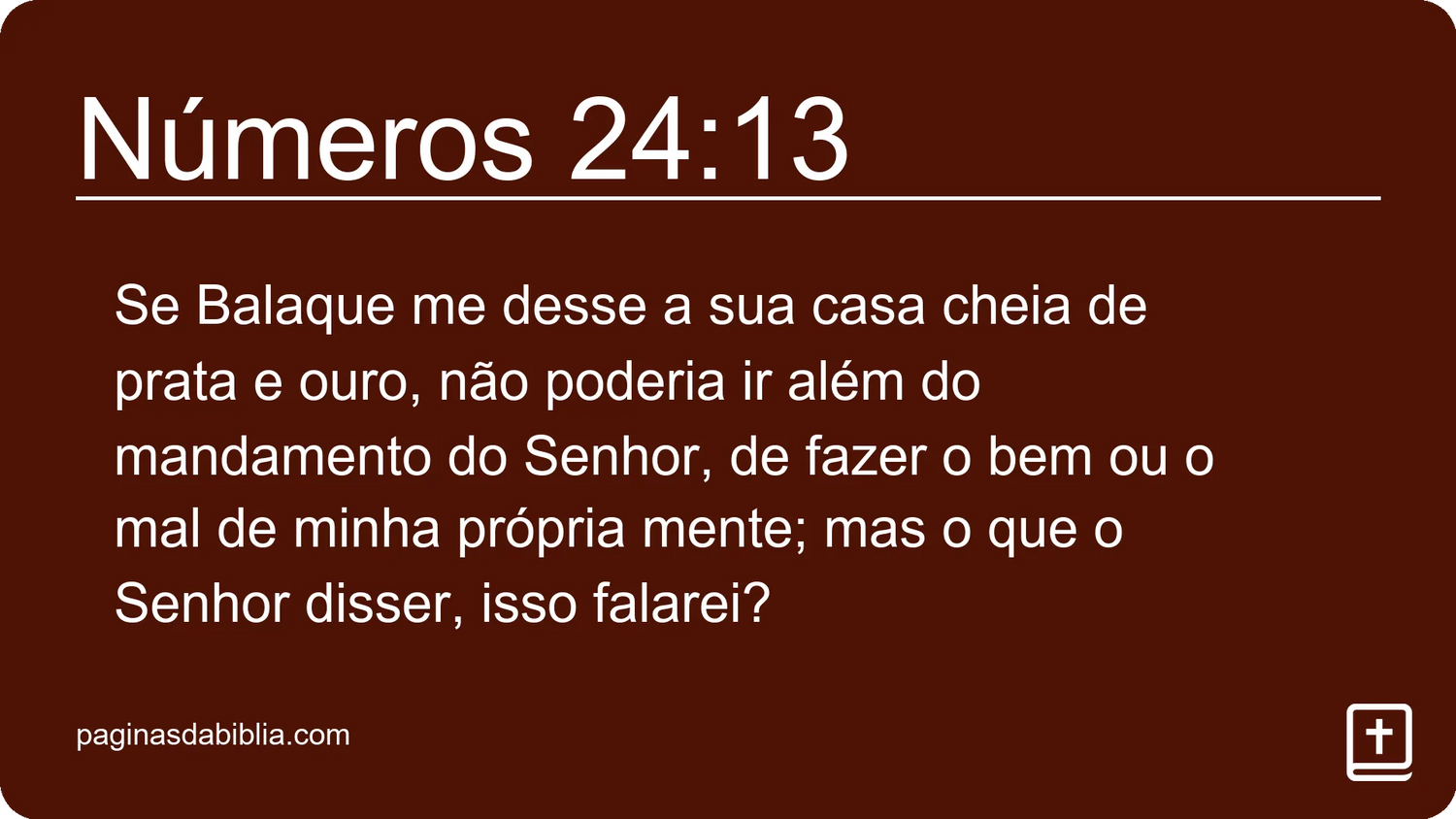 Números 24:13