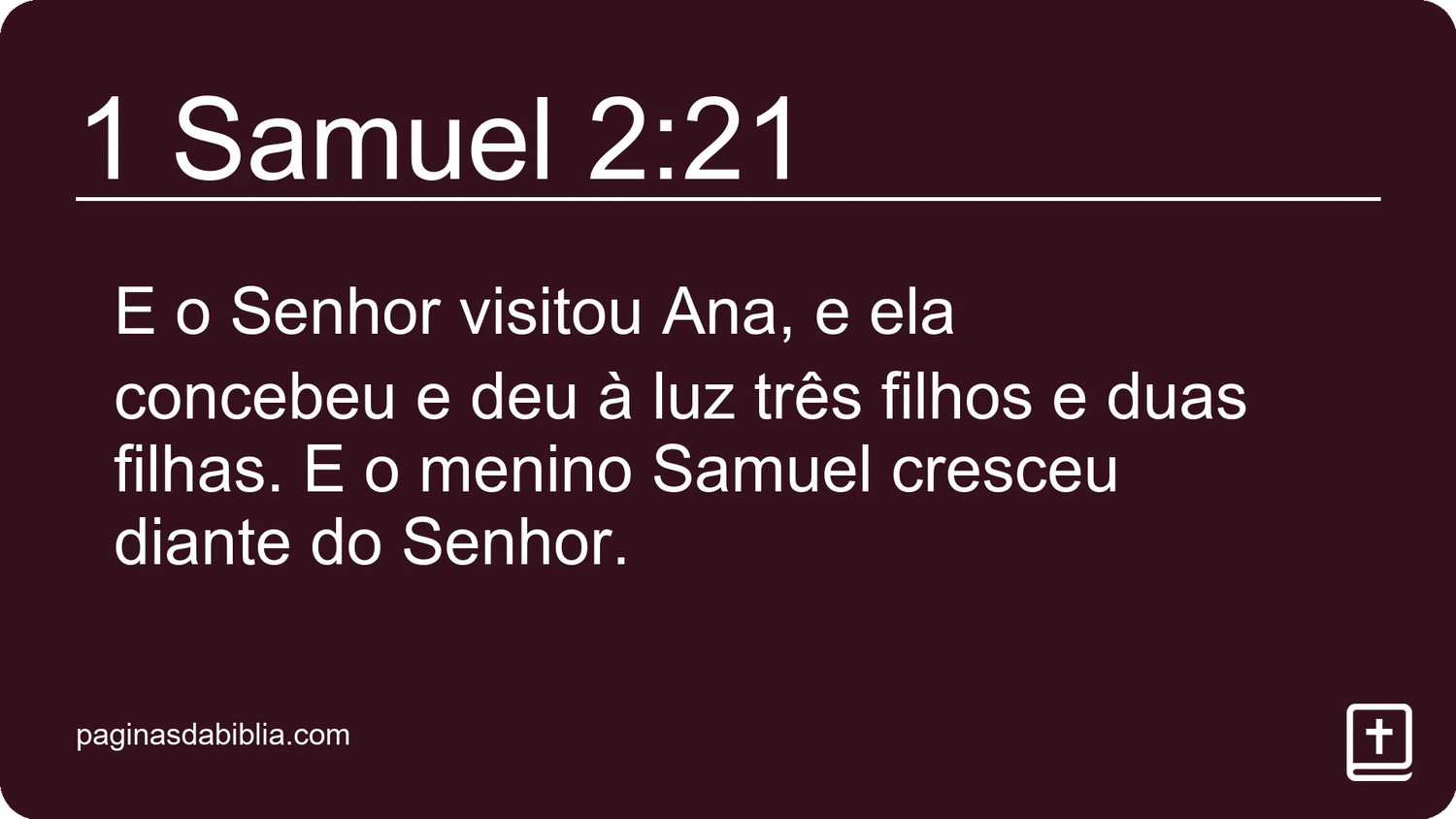 1 Samuel 2:21