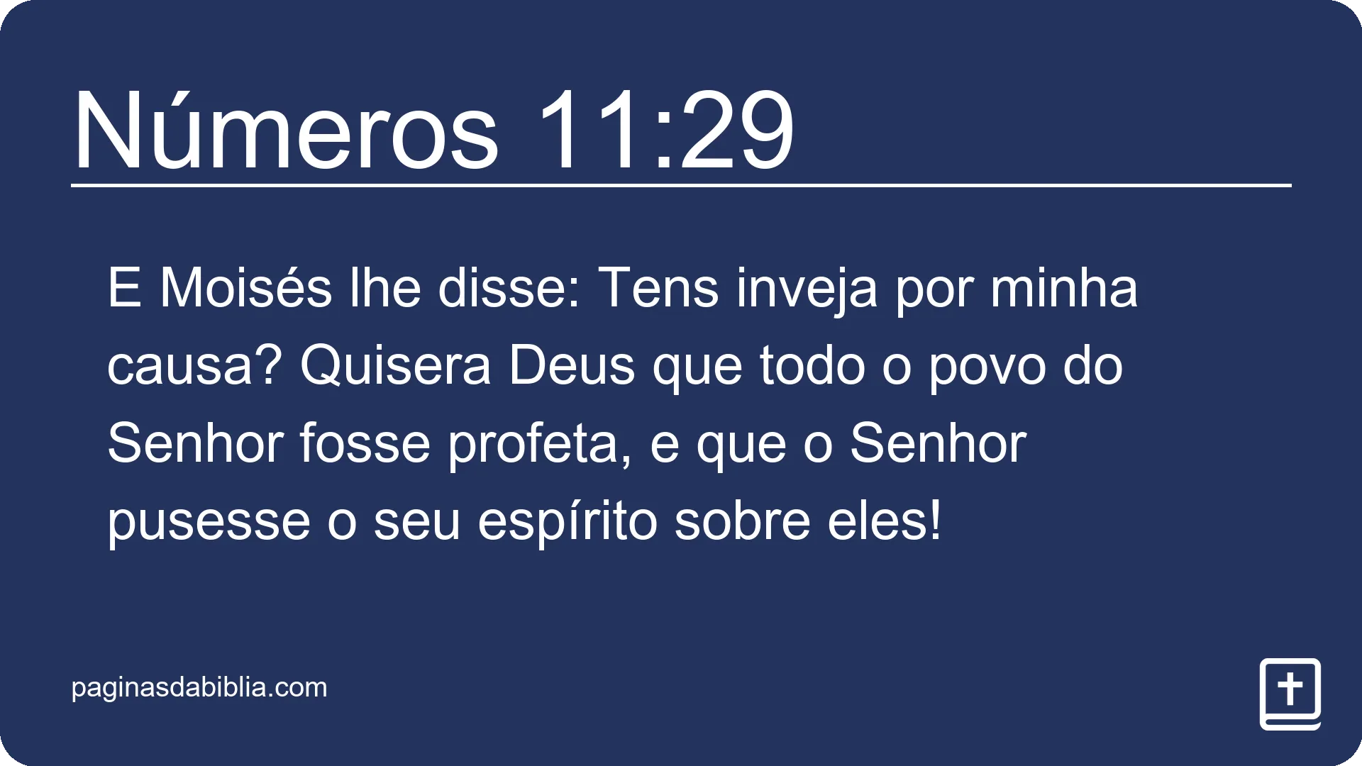 Números 11:29